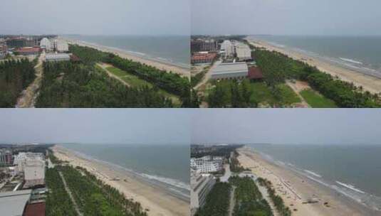 中国第一滩航拍高清在线视频素材下载