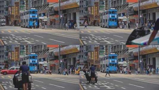 【正版素材】香港城市街道中环高清在线视频素材下载