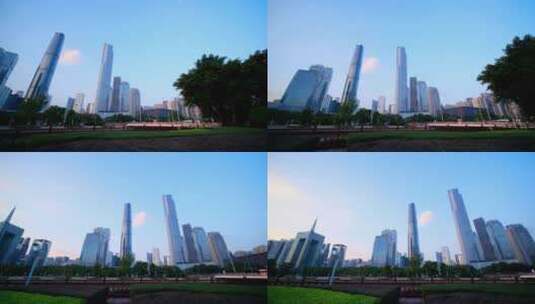 广州珠江新城高楼大厦建筑高清在线视频素材下载