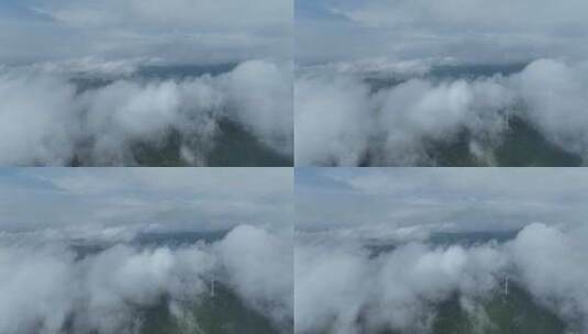 霞浦海岛风电高清在线视频素材下载