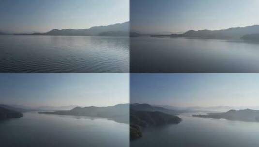 安庆花亭湖风景航拍4高清在线视频素材下载