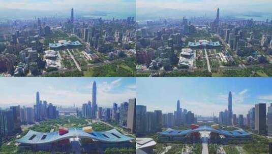深圳市民中心高清在线视频素材下载