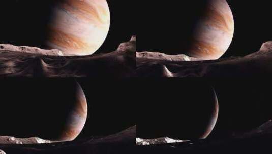 木星三维外太空宇宙高清在线视频素材下载