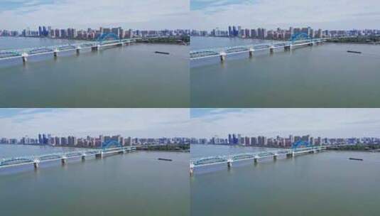 杭州钱江四桥 复兴大桥高清在线视频素材下载