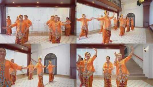 印尼东南亚舞蹈高清在线视频素材下载
