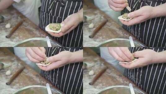 厨房菜品制作高清在线视频素材下载