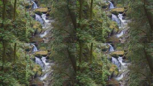 溪流瀑布流水高清在线视频素材下载