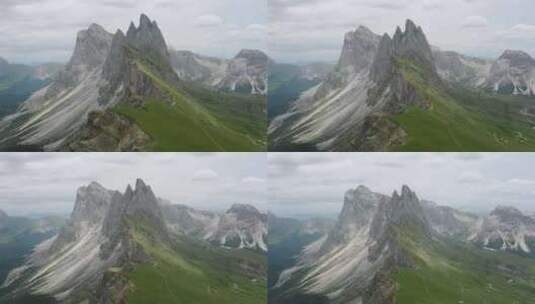 白云石，意大利阿尔卑斯山，地平线，风景高清在线视频素材下载