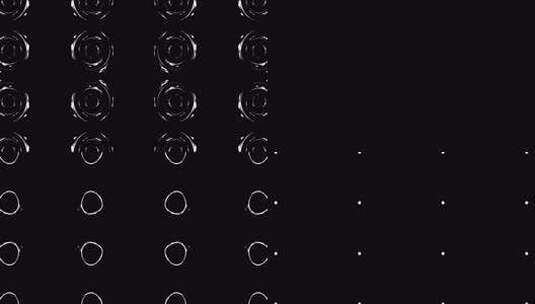 175  4K创意黑白线条动画背景高清在线视频素材下载