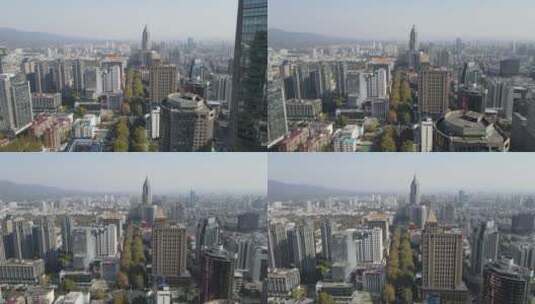 南京城市风光航拍高清在线视频素材下载