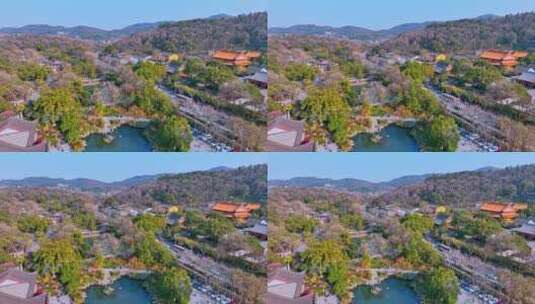 杭州西湖景区航拍高清在线视频素材下载
