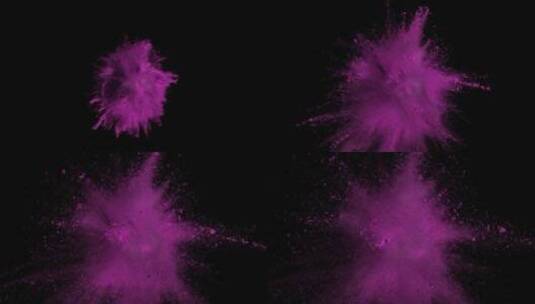 红紫色调粉末爆炸慢动作 (7)高清在线视频素材下载