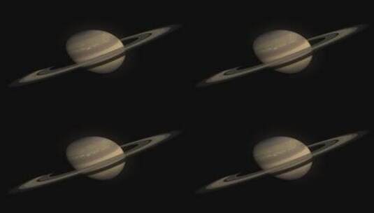 行星太阳系-土星高清在线视频素材下载