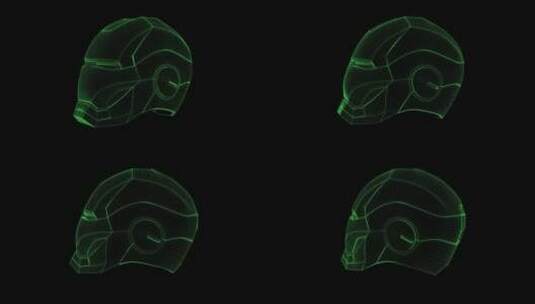 科技感钢铁侠全息高清在线视频素材下载