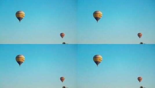 空中的热气球高清在线视频素材下载