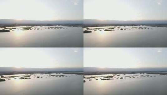 贺兰山的日落高清在线视频素材下载