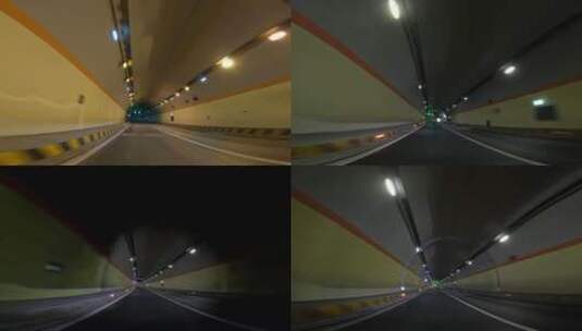 隧道高速路高清在线视频素材下载