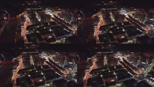 昌都市夜景强巴林寺高清在线视频素材下载