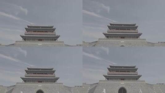 北京永定门 中轴线高清在线视频素材下载
