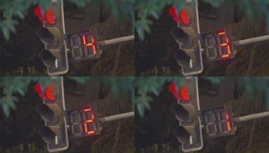 红绿灯 路口信号灯高清在线视频素材下载