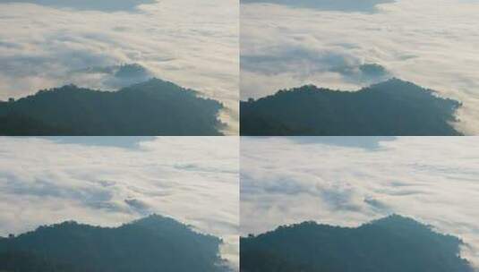 美丽的雾和山高清在线视频素材下载