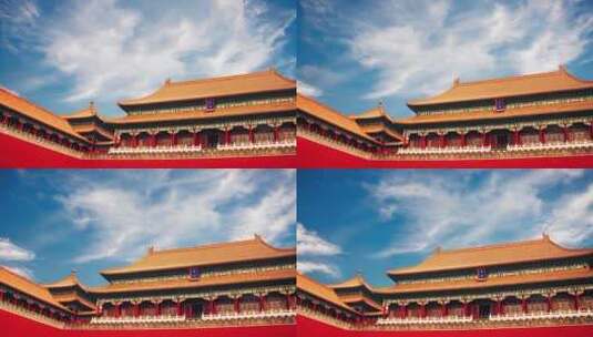 北京故宫紫禁城高清在线视频素材下载