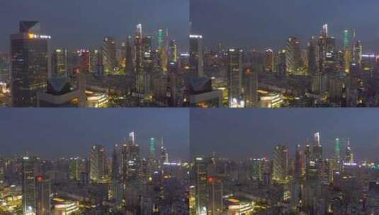 广州天河夜景高清在线视频素材下载