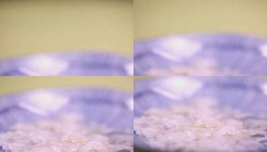 剥出的蟹肉螃蟹肉蟹黄蟹膏高清在线视频素材下载