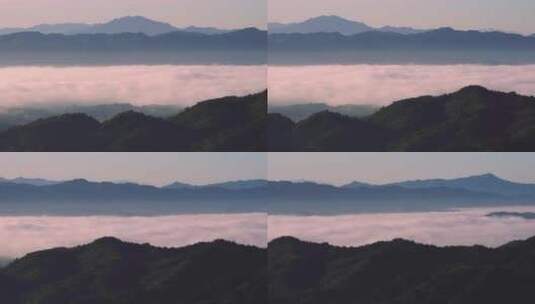 南岳衡山山景云海奇观4k视频高清在线视频素材下载