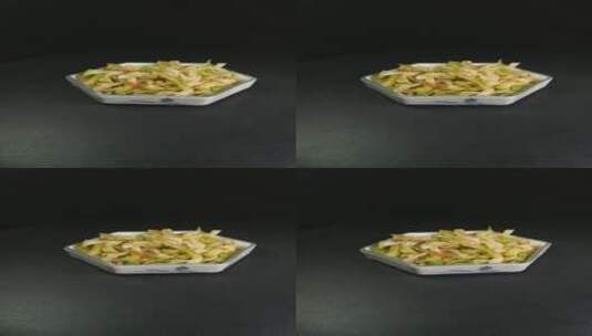 大头榨菜腌菜高清在线视频素材下载
