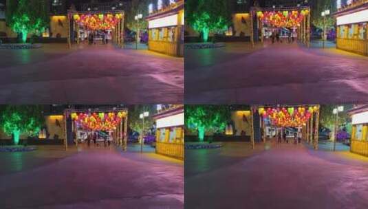 迪士尼游乐场摩天轮拍摄高清在线视频素材下载