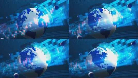 科技感地球背景素材高清在线视频素材下载