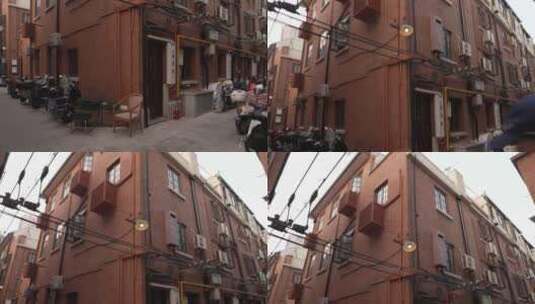上海市井弄堂生活场景高清在线视频素材下载