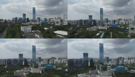 深圳市南山区粤海街道建筑群高清在线视频素材下载