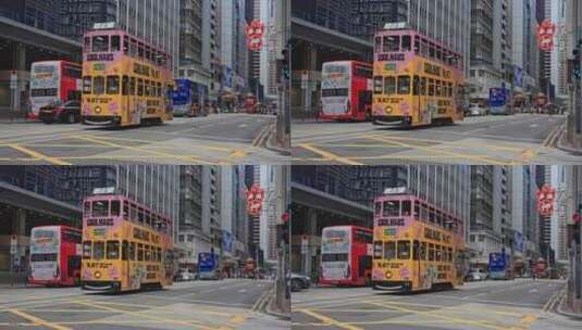 【正版素材】香港城市街道中环高清在线视频素材下载
