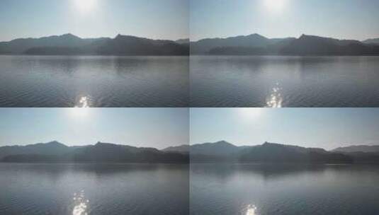 安庆花亭湖风景航拍5高清在线视频素材下载