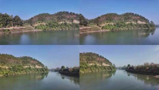 冬天郴州西河风光带河流河水高清在线视频素材下载