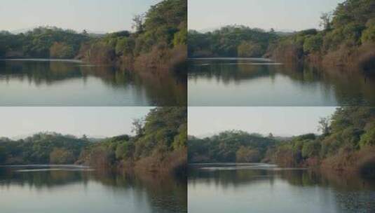 湖面波光粼粼空镜头高清在线视频素材下载