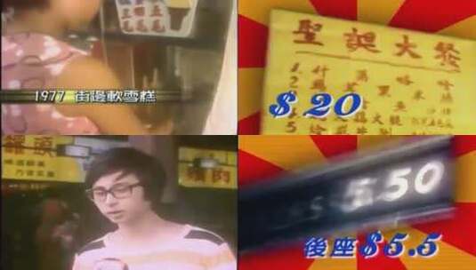 1977年 香港物价指数高清在线视频素材下载