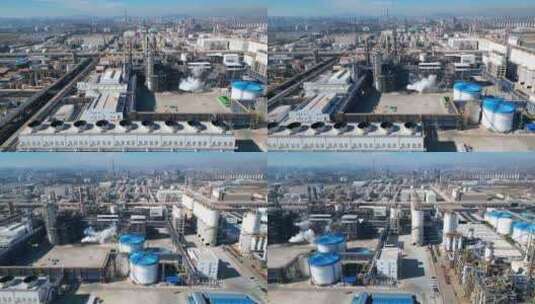 浙江省宁波市台塑工业园区高清在线视频素材下载