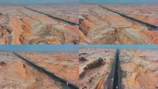 4K航拍南疆最美公路独库公路美景高清在线视频素材下载