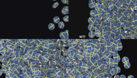 3d瑞典过渡高清在线视频素材下载