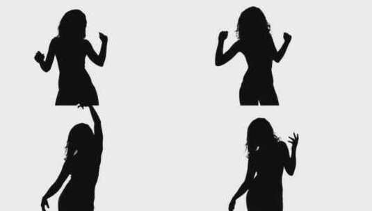 性感的影子舞者4高清在线视频素材下载