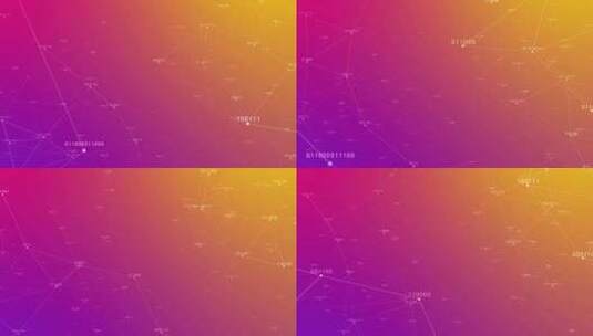 二进制数字技术背景动画4K高清在线视频素材下载
