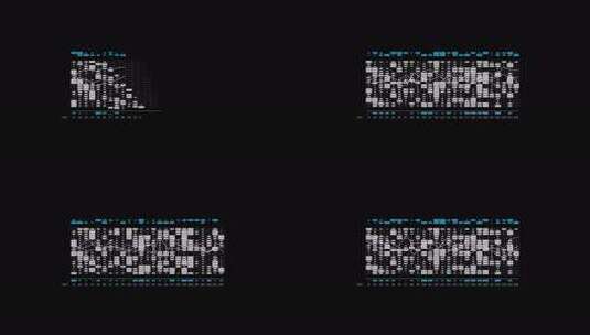 扁平UI特效动画 科技感线条HUD高清在线视频素材下载