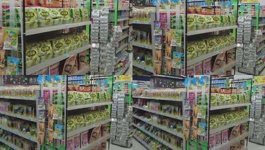 超市商场购物百货商品高清在线视频素材下载