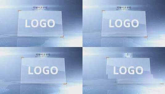 合作品牌logo图文AE模板高清AE视频素材下载
