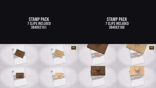 简明清晰邮票动画视频制作AE模板高清AE视频素材下载