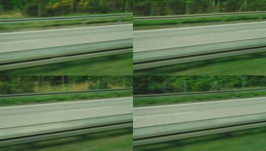 从汽车上看高速公路高清在线视频素材下载