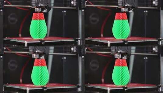 3D打印机罐子高清在线视频素材下载